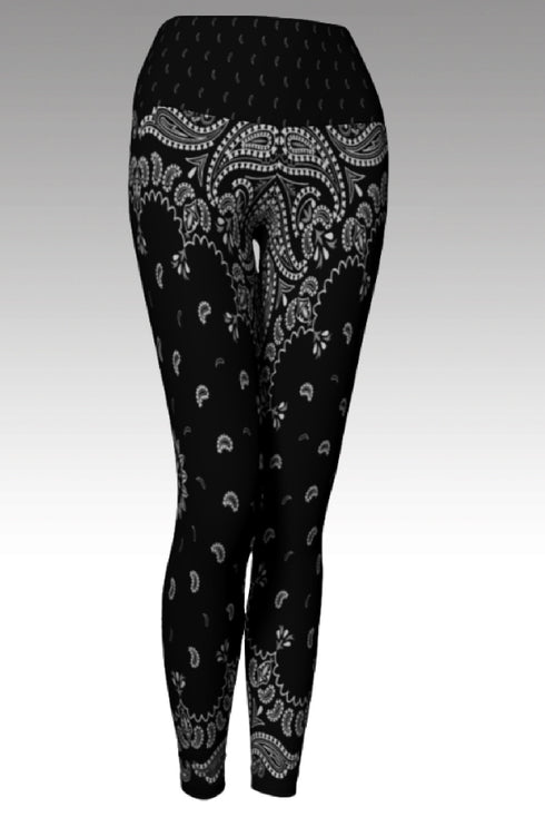 Black Bandana Classic Legging
