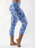 Blue Floral Capri