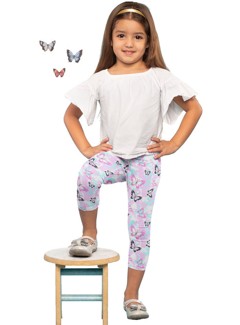 Butterfly Away Kids Leggings