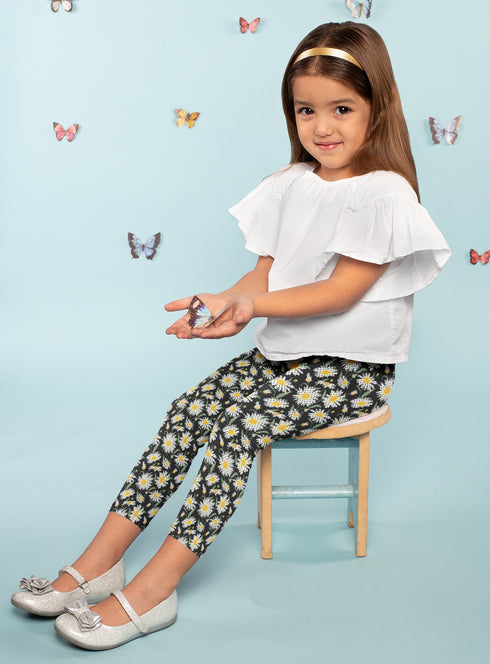 Daisy Dot Kids Leggings