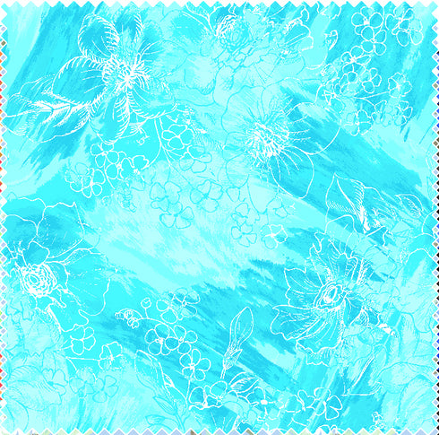 Delicate Floral Capri