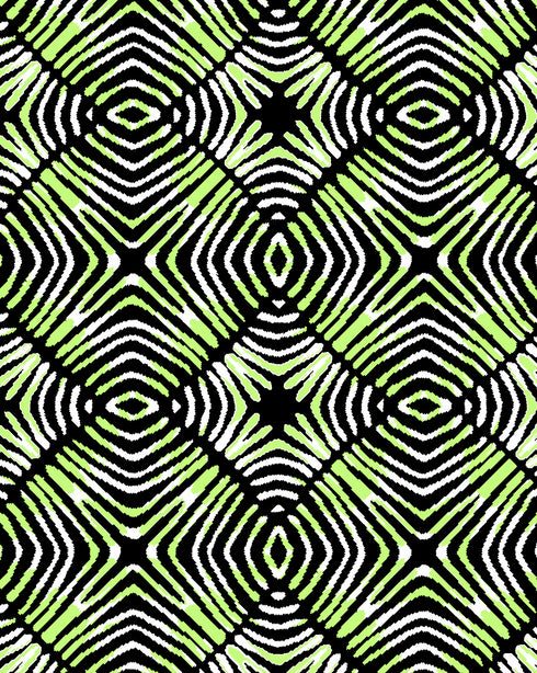 Ethnic Black Lime legging