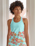 Hibiscus Swirl Tank