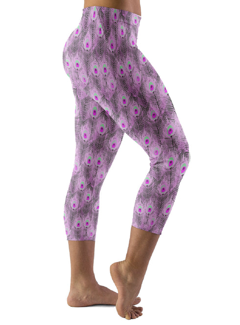 Pink Peacock Capri