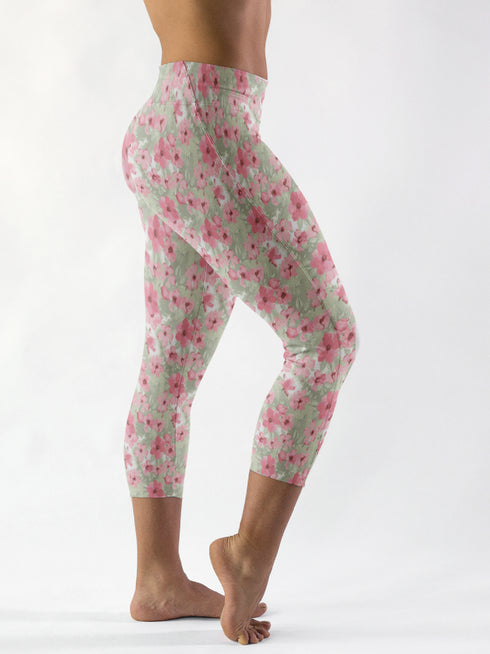 Soft Floral capri