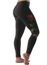 Tattoo Rose Legging – Edgy Floral High-Waist Yoga Pants | PDIZ Design