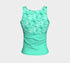 Aqua Floral Tank