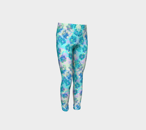 Watery Daisy Kids Leggings