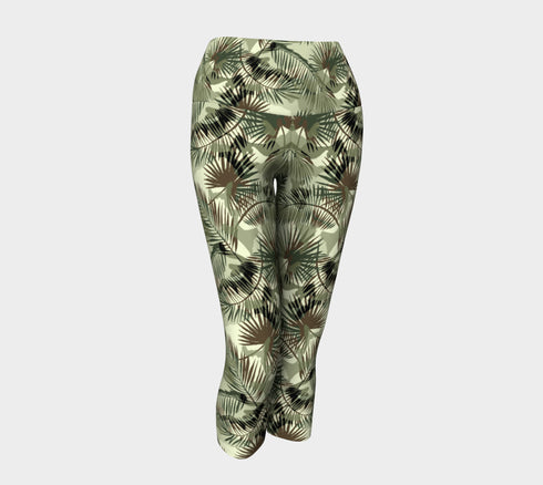 Palm Camo Capri
