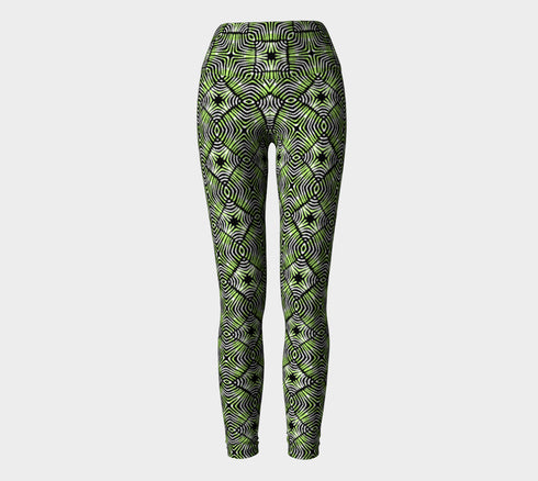 Ethnic Black Lime legging