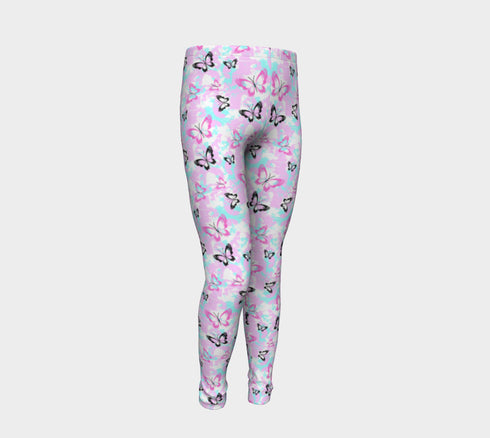 Butterfly Away Kids Leggings