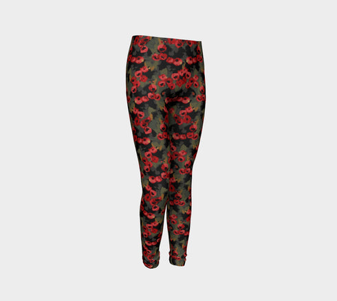 Winter Rose Kids Leggings