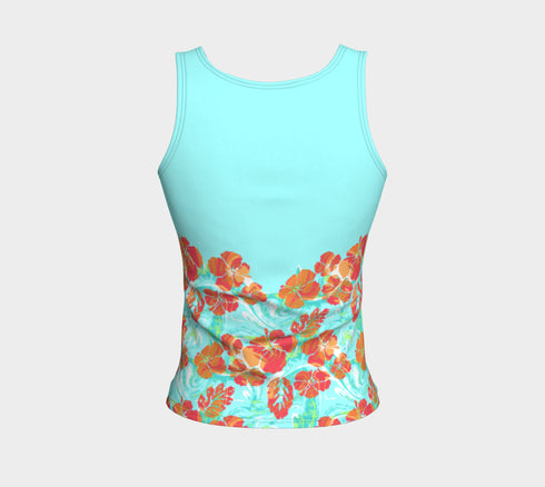 Hibiscus Swirl Tank
