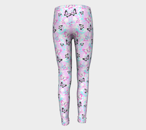 Butterfly Away Kids Leggings