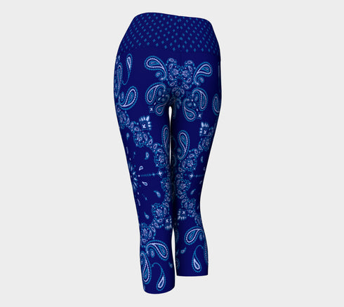 Navy Bandana Capri