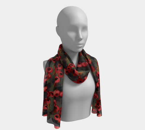 Winter Roses Scarf