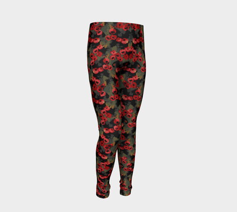 Winter Rose Kids Leggings
