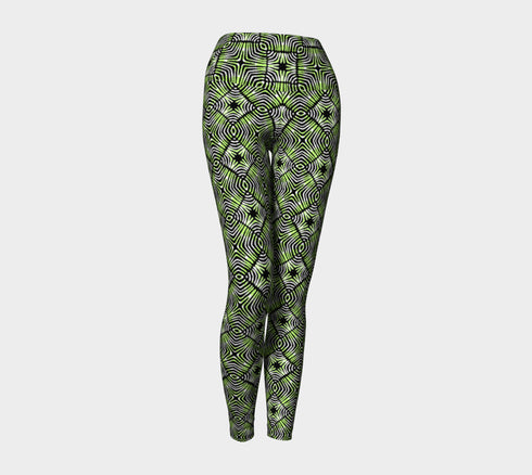 Ethnic Black Lime legging