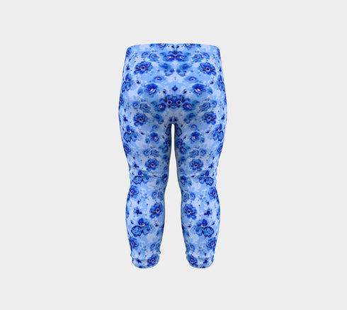 Blue Floral baby Legging