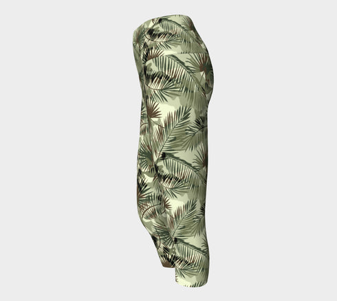 Palm Camo Capri