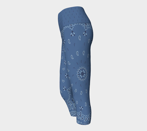 Bandana Blues Capri
