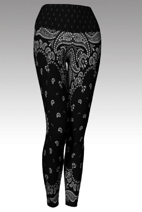 Black Bandana Classic Legging