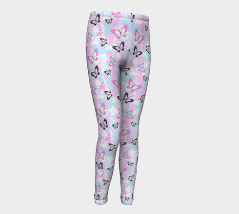 Butterfly Away Kids Leggings