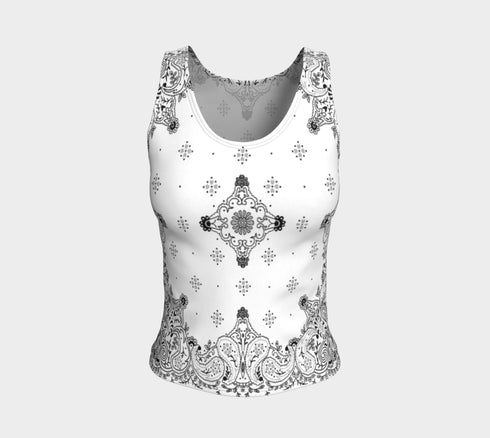 White Bandana Tank