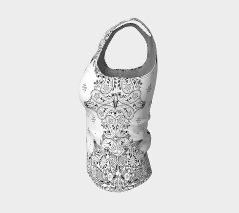White Bandana Tank