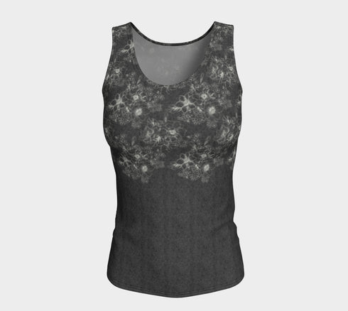 BK Denim Floral Tank