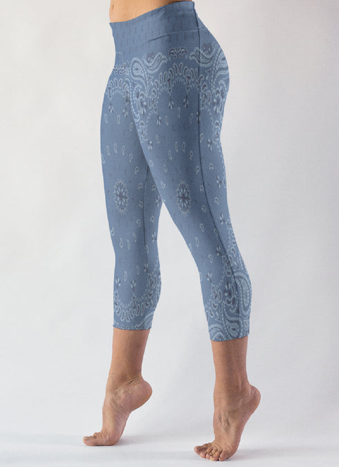 Bandana Blues Capri