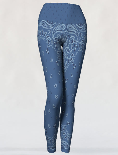 Blue Bandana Legging