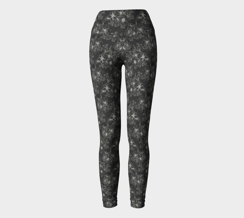 BK denim Floral legging