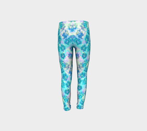 Watery Daisy Kids Leggings