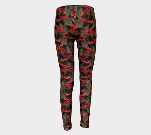 Winter Rose Kids Leggings