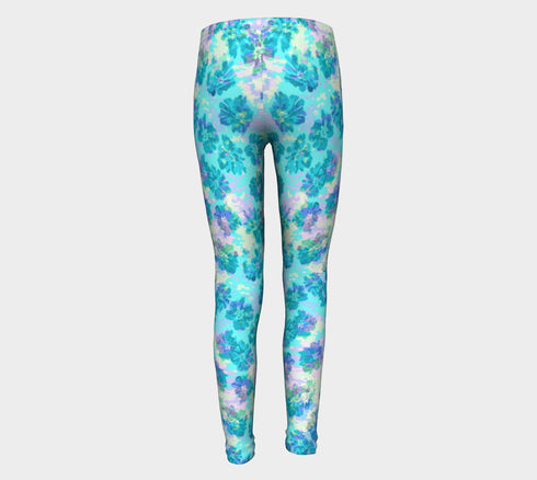 Watery Daisy Kids Leggings