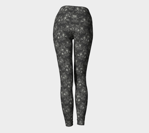 BK denim Floral legging