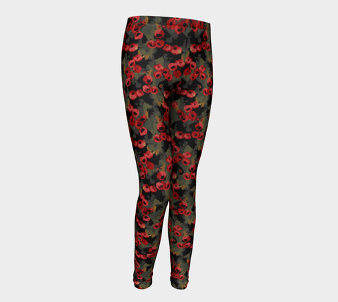 Winter Rose Kids Leggings