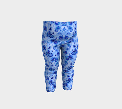 Blue Floral baby Legging